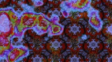 Çiçek kompozisyonu, el boyası, hassas şablon. Manzaralı çiçek deseni. Üst manzara, yumuşak kahverengi ve mor renkli. Sevgililer günü ve tebrik kartı konsepti için şık bir davet.