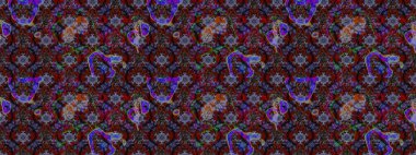 Raster Illustrasyon 'daki Çiçek Deseni' nin son moda çizimi. Renkli Yaz Temalı eskiz kalıbı. Kahverengi ve siyah renkli çiçekler. Düz Çiçek Elementleri Tasarımı.