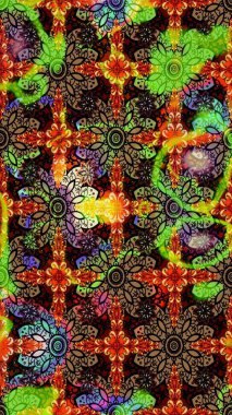 Raster Güzel kumaş deseni. Raster suluboya deseni, narin çiçekler, siyah çiçekler, tebrik kartı şablonu..