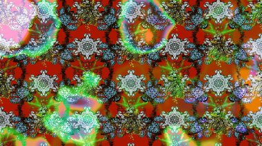 Renkli Bahar Teması eskiz kalıbı. Eskiz klasiği. Raster Şirin kumaş deseni. Düz Çiçek Elementleri Tasarımı.