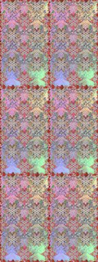 Raster illüstrasyonu. Tarafsız renklerde. 3D çiçekler, çizim.