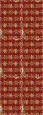 Şirin çiçek elementleri. Raster illüstrasyonu. Kusursuz. Kırmızı renkte çiçekler.