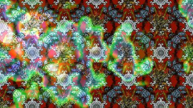 Çizim çiçek deseni duvar kağıdı, web sitesi arka planı, ambalaj kağıdı, davetiye, broşür, afiş veya web sitesi için kullanılabilir. El çizimi Raster çizimi. Parlak elementlerin.