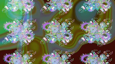 Süslü zentangle çizim dokusu, soyut çiçeklerle süslenmiş. Şekil verilmiş çiçeklerle eskiz deseni. Çiçek deseni duvar kağıdı, şablon dolguları ve web sayfası arkaplanı için kullanılabilir.