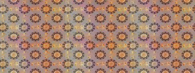 Gri ve bej renkli çiçekler. Gri ve bej renkli çiçek çizimi. Şatafatlı bahar bahçesi dokusu. Raster illüstrasyonu. Çiçek deseni.