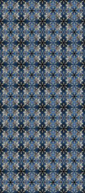 Çiçek desenli altın metal. Kusursuz altın desen. Altın elementli mavi, gri ve bej renkler. Raster altın çiçek süsü brokar kumaş ve cam desenli..