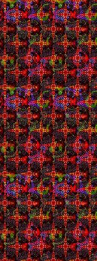 Flowers on black and brown colors. Flat Flower Elements Design. Sketch floral pattern with flowers, watercolor. Colour Spring Theme sketch pattern Background. Raster illustration.