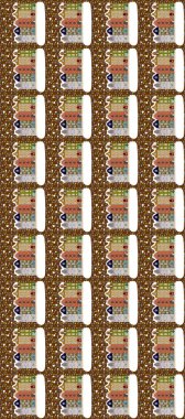 Kartpostallar, duvar kağıtları ya da tatil tasarımı için dekoratif, pürüzsüz desen. Şenlikli konfeti geçmişi olan eski Avrupa konak evlerinin renkli bir çizimi.