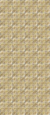 Gold floral ornament in baroque style. Damask background. Golden element on a beige, neutral and gray colors. Golden floral seamless pattern.