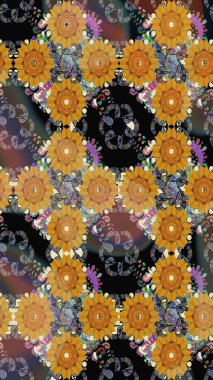 Moda baskısı. Çiçeğin suluboya çizimlerinin mükemmel deseni. Dekorasyon ve tasarım için güzel bir desen. Ton halinde. Suluboya desenli çiçek deseni.