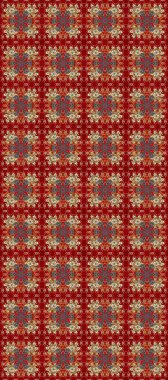 Kusursuz kraliyet lüksü, altın barok kumaş rengi. Altın antika ortaçağ dekoratifi, kırmızı, kahverengi ve bej renklerinde altın desenli süslemeler..