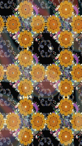 Moda baskısı. Çiçeğin suluboya çizimlerinin mükemmel deseni. Dekorasyon ve tasarım için güzel bir desen. Ton halinde. Suluboya desenli çiçek deseni.