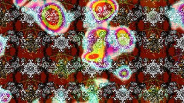 Sketch Floral Pattern in Raster illustration. Fancy fabric pattern. Colour Spring Theme sketch pattern Background. Flat Flower Elements Design.