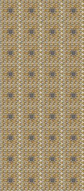 Kahverengi, bej ve gri renklerde altın elementlerle kusursuz klasik desen. Kahverengi, bej ve gri renklerde altın sarısı elementler. Noel, kar tanesi, yeni yıl.