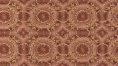 Renkli unsurlarla hareketli arka plan görüntüleri. Çiçekler. Eski model. Bayrak tarzı. Video kaydı. Şablon. Döngü. Kusursuz..