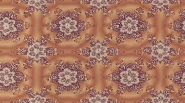 Renkli unsurlarla hareketli arka plan görüntüleri. Çiçekler. Eski model. Bayrak tarzı. Video kaydı. Şablon. Döngü. Kusursuz..