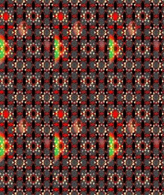 Çiçek kompozisyonu. - Siyah ve kırmızı çiçekler. Doğa. Küçük çiçekte güzel bir desen var. Raster deseni. Çiçek arkaplan. Çiçek kolajı.