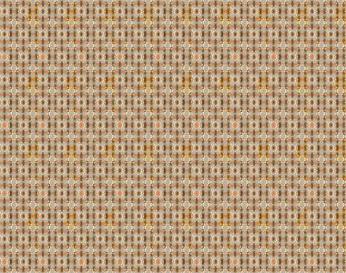 Küçük bej ve kahverengi çiçeklerle oldukça eski bir besin torbası deseni. Tekstil, kumaş, kapaklar, duvar kağıtları, baskı, paket, koleksiyon defteri, örgü, dekupaj için çiçek arkaplanı..