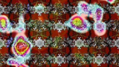 Kahverengi ve gri renkli çiçekler. Düz Çiçek Elementleri Tasarımı. Çiçekli eskiz çizimi. Renkli Yaz Teması çizim şablonu.