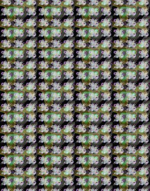 Renkli Yaz Temalı eskiz kalıbı. Düz Çiçek Elementleri Tasarımı. Raster Illustrasyon 'daki Çiçek Deseni' nin son moda çizimi. Yeşil ve nötr renkte çiçekler.