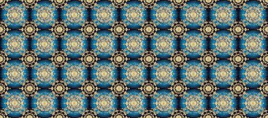 Paisleys elegant floral raster seamless pattern background wallpaper illustration with vintage stylish beautiful modern 3d line art gold and blue and black paisley flowers leaves and ornaments.