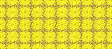 Süslü raster dekorasyonu. Lüks, kraliyet ve Viktorya dönemi konsepti. Sarı ve kahverengi yerine altın rengi klasik barok çiçeksiz desenler. Sarı ve kahverengi renklerdeki altın element.