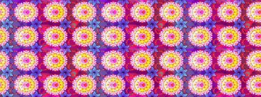 Çiçek deseni. Raster illüstrasyonu. Şatafatlı bahar bahçesi dokusu. Mor ve nötr renklerde çiçekler. Mor ve nötr renkler üzerine çiçek çizimi.