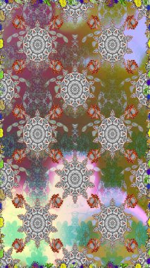 Güzel suluboya çiçek buketi pürüzsüz desen.