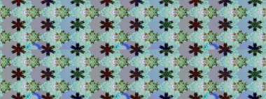 Tekstil, kumaş, ambalaj, hatıra defteri için hoş bir çiçek arkaplanı. Mavi ve nötr arkaplanda. Elle çizilmiş çiçek desenli Raster çizimi. Çocuksu tasarım.