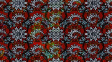 Nazik romantik baskı. Tatil havası. Bahar mevsimi. Raster güzel bir çiçek deseni çiziyor..