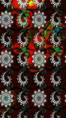 Büyük bir çiçek boyası seti. Kartlar, davetiyeler, tarih kartları ve daha fazlası için kullanılabilir. Raster şirin suluboya çiçek deseni çizimi.