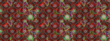 Raster deseni. Nazikçe, rengarenk bahar çiçekleri. Patlayan çiçekler soyut olarak yerleştirilmiş. Raster illüstrasyonu.