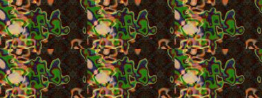 Egzotik çiçekler, kahverengi ve yeşil renkler üzerine botanik, parlak klasik doğa. Raster illüstrasyonu. Klasik tropikal doğal elementlerin suluboya seti.