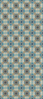 Paisleys zarif çiçek desenli arkaplan duvar kâğıdı çizimi. Klasik stil, güzel, modern, üç boyutlu sanat eseri, altın ve mavi, bej reklamlı, desensiz çiçek yaprakları ve süslemeleri var.