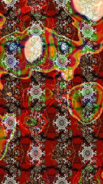 Eskiz arkaplan modeli. Suluboya, elle çizilmiş. Raster hisseleri. Çiçekler kahverengi ve kırmızıda.