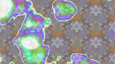 Suluboya etkisi. Organik elementler. Raster deseni. Botanik çizim deseni.