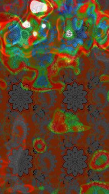 Kullanılabilir Tekstil, tebrik kartı, boyama kitabı, telefon durumda yazdırma için. Hint çiçek desenli madalyon desen. Raster kına dövme tarzı. Etnik Mandala süsleme.