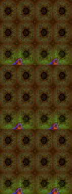 Sevimli çiçek raster deseni. Renkli çiçekler. Renkli Bahar Teması eskiz kalıbı. Düz Çiçek Elementleri Tasarımı.