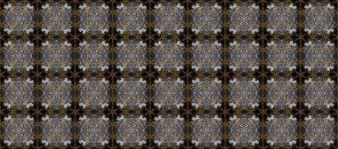 Sembol bayramı, yeni yıl kutlamaları, altın desenler. Kış kar dokusu duvar kağıdı. Noel altın kar tanesi kusursuz desen. Kahverengi, gri ve siyah renklerde altın kar taneleri.