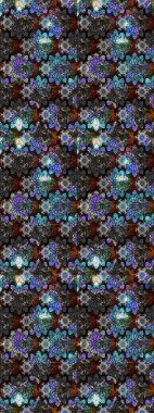 Şirin çiçek elementleri. Raster illüstrasyonu. Renkli Bahar Teması eskiz kalıbı. Düz Çiçek Elementleri Tasarımı. Çizim deseni Modaya uygun kumaş deseni.