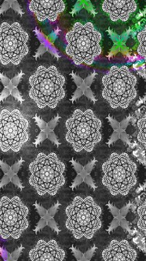 Raster illüstrasyonu. Suluboya stilinde gri ve nötr renklerde. Küçük çiçekli bahar deseni çiz.