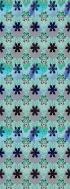 Şekil verilmiş çiçeklerle eskiz deseni. Çiçek deseni duvar kağıdı, desen dolguları ve web sayfası arka planı için kullanılabilir. Süslü zentangle çizim dokusu, soyut çiçeklerle süslenmiş..