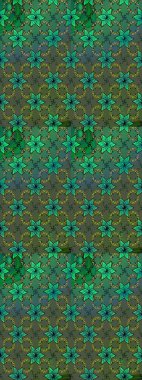 Sabıka fotoğraflarında, bebek kıyafetlerinde, duvar kâğıtlarında, paket kutularında falan kullanılabilir. Zarif, parlak ve eskiz yeşil ve mavi çiçek deseni tasarımı.