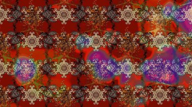 Small colorful flowers. The elegant the template for fashion prints. Motley illustration. Raster cute pattern in small flower. Spring floral background with flowers.