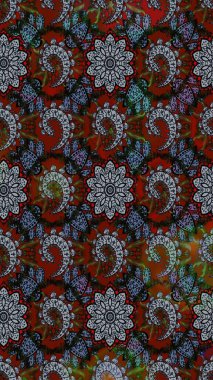 Gri ve siyah renkli çiçekler. Raster düz çiçek çizim deseni. Tasarım hediye paketi, tebrik kartları, posterler ve afiş tasarımı.