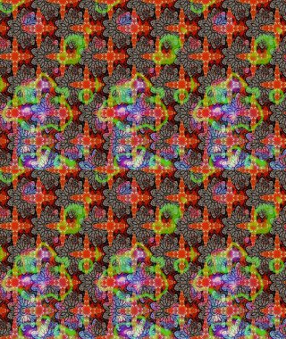 Kahverengi renkli çiçekler. Hediye ambalaj kağıdı, tebrik kartları, posterler ve pankart tasarımı. Raster düz çiçek çizim deseni.