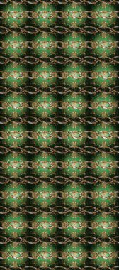 Tekrarlayan elementlerle soyut arkaplan oluşturun. Kusursuz damaske klasik altın desen. Yeşil ve mavi renklerde altın rengi ve altın elementler. Raster illüstrasyonu.