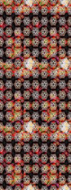 El çizimi. Çiçekler, dallar, bitkiler ve çiçekler. Raster illüstrasyonu. Güzel kumaş deseni.