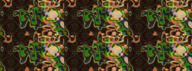 Egzotik çiçekler, kahverengi ve yeşil renkler üzerine botanik, parlak klasik doğa. Klasik tropikal doğal elementlerin suluboya seti. Raster illüstrasyonu.