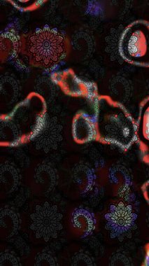 Colour Summer Theme sketch pattern Background. Flat Flower Elements Design. Trendy sketch Floral Pattern In Raster illustration. Beautiful fabric pattern.